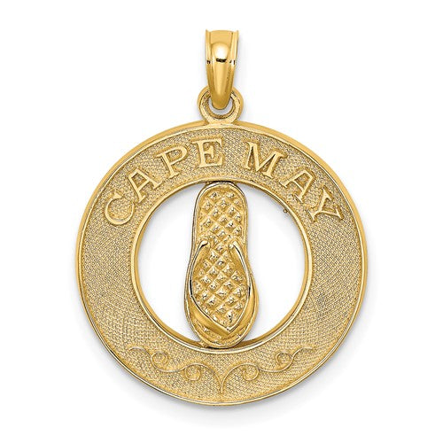 14k-cape-may-w-flip-flop-charm-SolomonJeweler-Wichita-KS-CustomJewelry