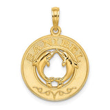 14k-sanibel-w-dolphins-circle-charm-SolomonJeweler-Wichita-KS-CustomJewelry