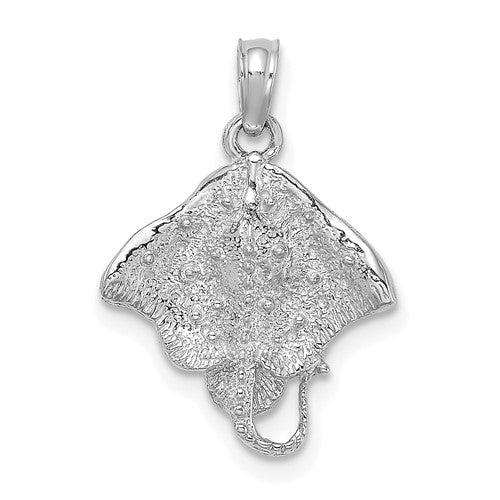 14k-white-gold-stingray-charm-SolomonJeweler-Wichita-KS-CustomJewelry