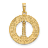 14k-saint-augustine-w-lighthouse-circle-charm-SolomonJeweler-Wichita-KS-CustomJewelry