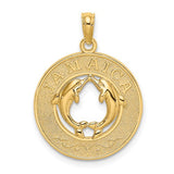 14k-jamaica-w-dolphins-circle-charm-SolomonJeweler-Wichita-KS-CustomJewelry