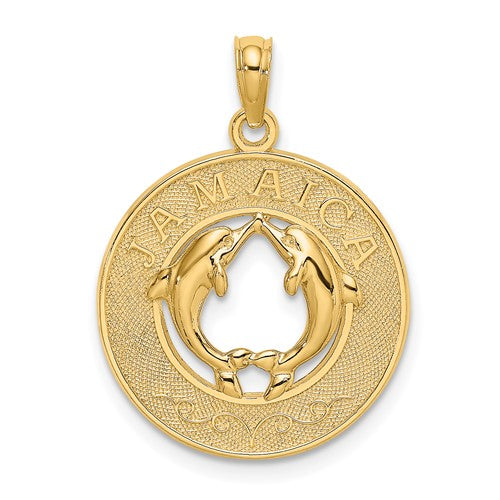 14k-jamaica-w-dolphins-circle-charm-SolomonJeweler-Wichita-KS-CustomJewelry