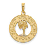 14k-saint-augustine-w-palm-tree-circle-charm-SolomonJeweler-Wichita-KS-CustomJewelry