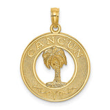14k-cancun-w-palm-tree-circle-charm-SolomonJeweler-Wichita-KS-CustomJewelry