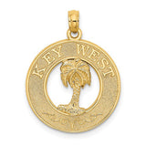 14k-key-west-w-palm-tree-circle-charm-SolomonJeweler-Wichita-KS-CustomJewelry