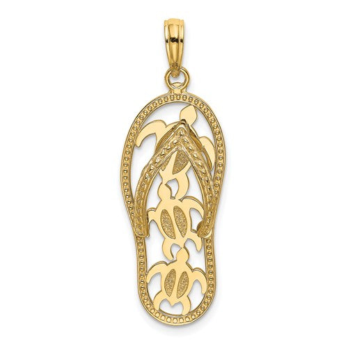 14k-triple-turtle-flip-flop-charm-SolomonJeweler-Wichita-KS-CustomJewelry