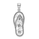14k-white-gold-triple-turtle-flip-flop-charm-SolomonJeweler-Wichita-KS-CustomJewelry