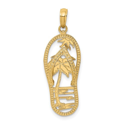 14k-palm-tree-flip-and-flop-charm-SolomonJeweler-Wichita-KS-CustomJewelry