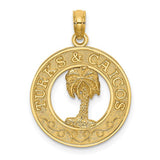 14k-turks-and-caicos-w-palm-tree-circle-charm-SolomonJeweler-Wichita-KS-CustomJewelry