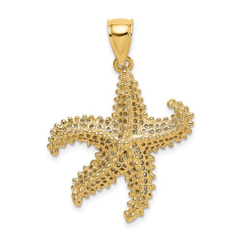 14k-starfish-pierced-charm-SolomonJeweler-Wichita-KS-CustomJewelry