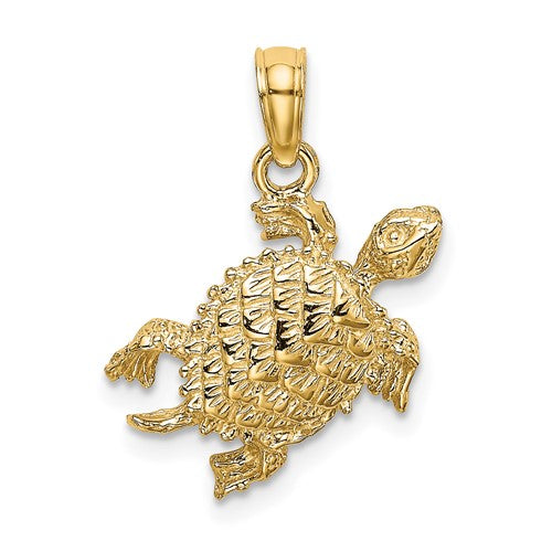 14k-sea-turtle-with-tail-charm-SolomonJeweler-Wichita-KS-CustomJewelry