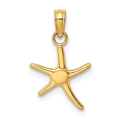 14k-polished-mini-dancing-starfish-charm-SolomonJeweler-Wichita-KS-CustomJewelry