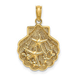 14k-reversible-starfish-and-coral-in-shell-charm-SolomonJeweler-Wichita-KS-CustomJewelry