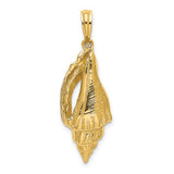 14k-polished-elongated-shell-charm-SolomonJeweler-Wichita-KS-CustomJewelry