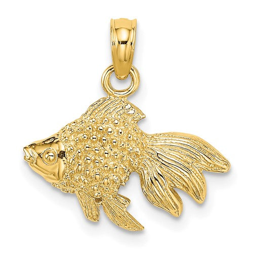 14k-2-d-textured-gold-fish-charm-SolomonJeweler-Wichita-KS-CustomJewelry