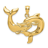 14k-polished-two-dolphins-together-charm-SolomonJeweler-Wichita-KS-CustomJewelry