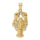 14k-textured-maine-lobster-charm-SolomonJeweler-Wichita-KS-CustomJewelry
