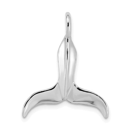 14k-white-gold-3-d-polished-whale-tail-charm-SolomonJeweler-Wichita-KS-CustomJewelry