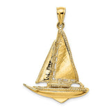 14k-3-d-polished-sailboat-charm-SolomonJeweler-Wichita-KS-CustomJewelry