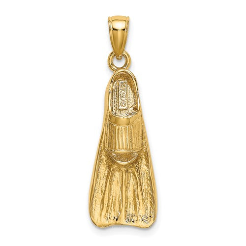 14k-3-d-scuba-flipper-charm-SolomonJeweler-Wichita-KS-CustomJewelry