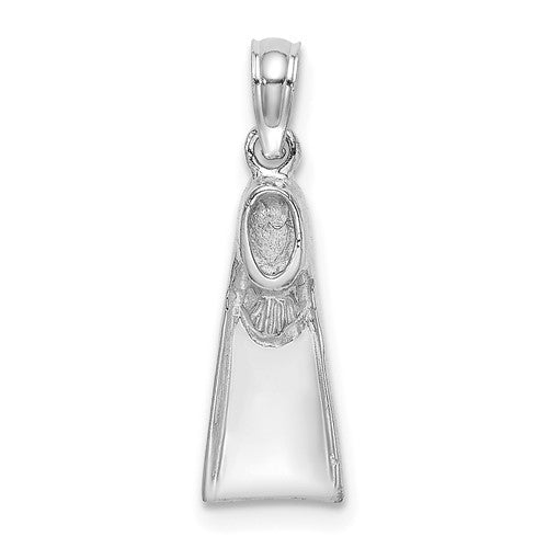 14k-white-gold-scuba-flipper-charm-SolomonJeweler-Wichita-KS-CustomJewelry