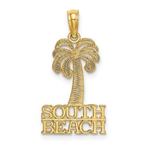14k-south-beach-under-palm-tree-charm-SolomonJeweler-Wichita-KS-CustomJewelry