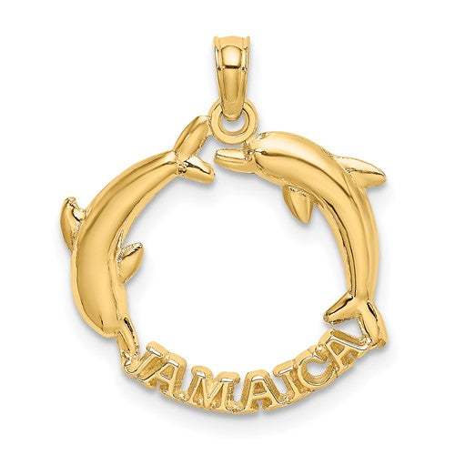 14k-jamaica-w-dolphins-charm-SolomonJeweler-Wichita-KS-CustomJewelry