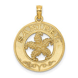 14k-sanibel-w-starfish-circle-charm-SolomonJeweler-Wichita-KS-CustomJewelry