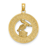 14k-lauderdale-by-the-sea-fl-w-pelican-charm-SolomonJeweler-Wichita-KS-CustomJewelry