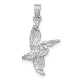 14k-white-gold-3-d-pelican-flying-charm-SolomonJeweler-Wichita-KS-CustomJewelry