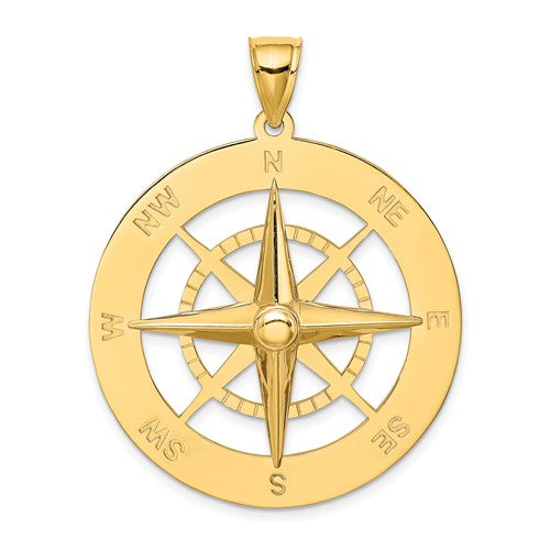 14k-nautical-compass-charm-SolomonJeweler-Wichita-KS-CustomJewelry