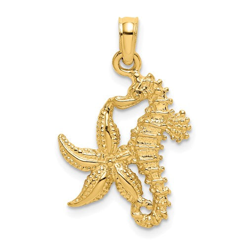 14k-starfish-and-seahorse-charm-SolomonJeweler-Wichita-KS-CustomJewelry