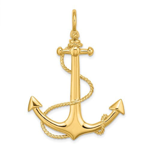 14k-3-d-large-anchor-w-rope-charm-SolomonJeweler-Wichita-KS-CustomJewelry