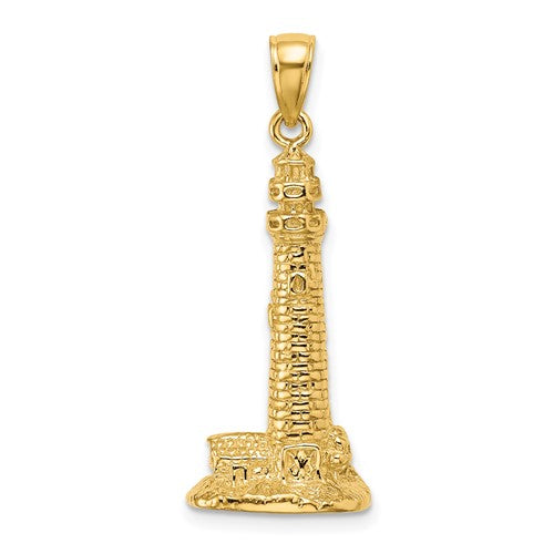 14k-3d-cape-may-lighthouse-charm-SolomonJeweler-Wichita-KS-CustomJewelry