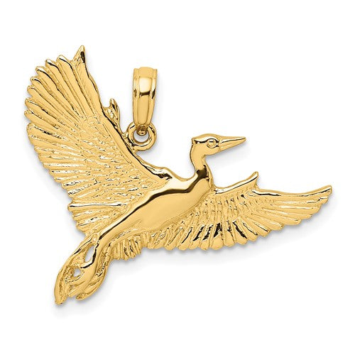 14k-flying-heron-bird-charm-SolomonJeweler-Wichita-KS-CustomJewelry