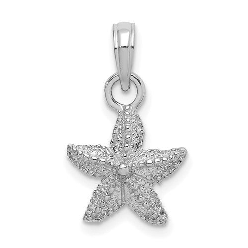 14k-white-gold-starfish-charm-SolomonJeweler-Wichita-KS-CustomJewelry