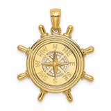 14k-ships-wheel-w-nautical-compass-charm-SolomonJeweler-Wichita-KS-CustomJewelry