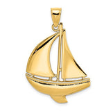 14k-2-d-polished-sailboat-charm-SolomonJeweler-Wichita-KS-CustomJewelry