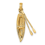 14k-3-d-boat-w-dangling-oars-charm-SolomonJeweler-Wichita-KS-CustomJewelry
