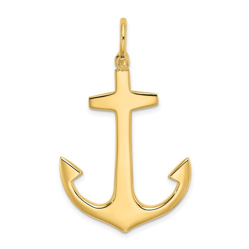 14k-3-d-polished-large-anchor-charm-SolomonJeweler-Wichita-KS-CustomJewelry