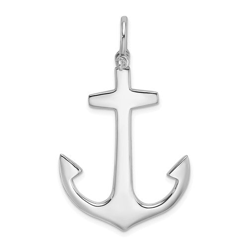 14k-white-gold-3-d-polished-large-anchor-charm-SolomonJeweler-Wichita-KS-CustomJewelry