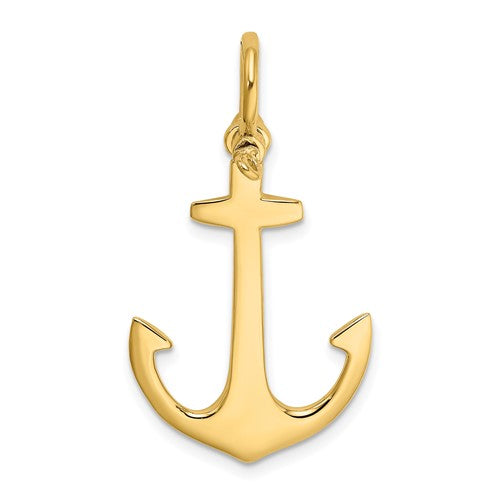 14k-3-d-polished-anchor-charm-SolomonJeweler-Wichita-KS-CustomJewelry