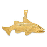 14k-2-d-textured-red-fish-charm-SolomonJeweler-Wichita-KS-CustomJewelry