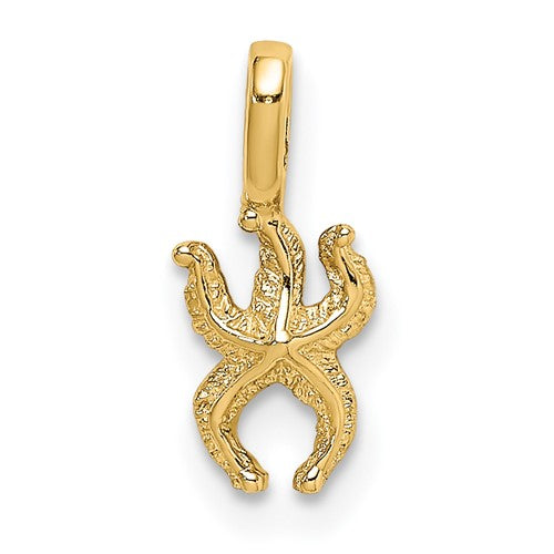 14k-mini-starfish-with-fixed-bail-charm-SolomonJeweler-Wichita-KS-CustomJewelry