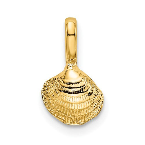 14k-mini-clam-shell-charm-SolomonJeweler-Wichita-KS-CustomJewelry