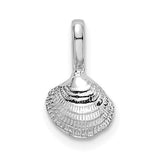14k-white-gold-mini-clam-shell-charm-SolomonJeweler-Wichita-KS-CustomJewelry