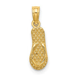 14k-3d-lbi-long-beach-island-single-flip-flop-charm-SolomonJeweler-Wichita-KS-CustomJewelry