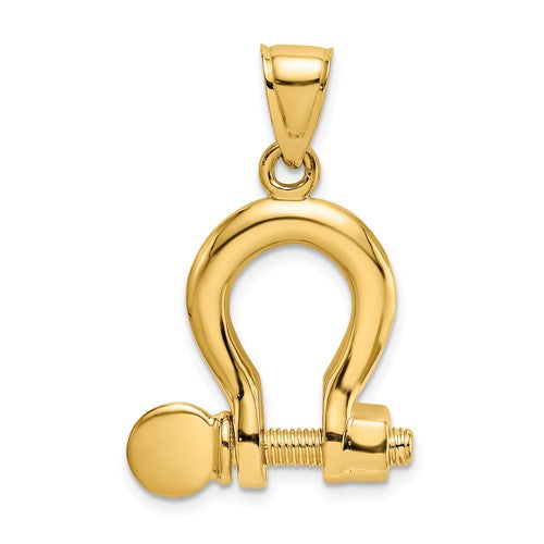 14k-3-d-large-shackle-charm-SolomonJeweler-Wichita-KS-CustomJewelry