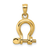 14k-3-d-medium-shackle-link-screw-charm-SolomonJeweler-Wichita-KS-CustomJewelry