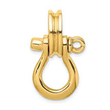 14k-3-d-large-shackle-w-pulley-bail-charm-SolomonJeweler-Wichita-KS-CustomJewelry